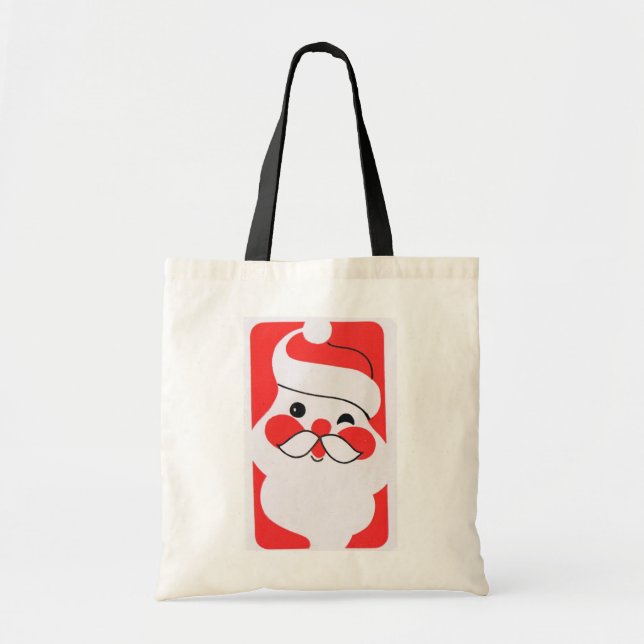 Tote Bag Jolly Santa Claus (Devant)