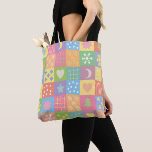 Tote Bag JollyKins Patchwork Pastel