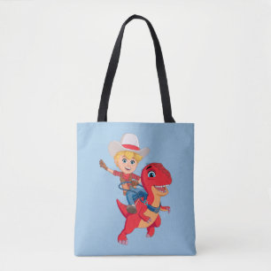 Tote Bag Jon et Blitz Dino Ranch