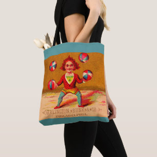 Tote Bag Jongleur de cartes de commerce victorien Darlingto