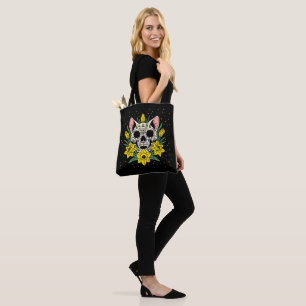 Tote Bag Jonquille & Crâne de Chat de Mars
