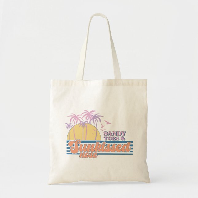 Tote Bag Jortes De Sable Et Nez Baisé De Soleil (Devant)