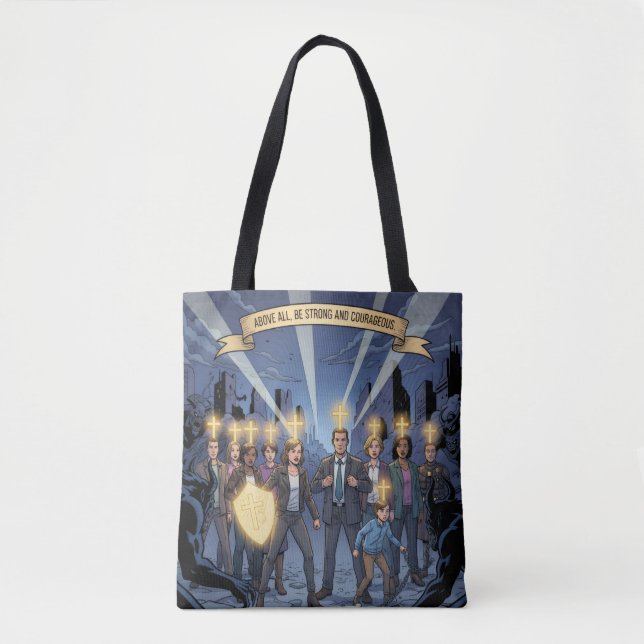 Tote Bag Josué 1:18 (Devant)
