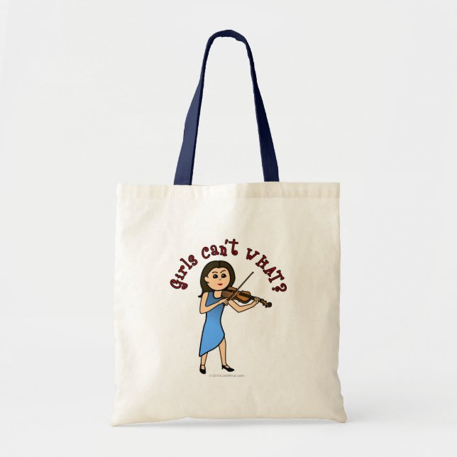 Tote Bag Jouant au violon (Devant)