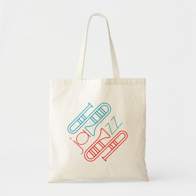 Tote Bag Jouer du jazz (Devant)