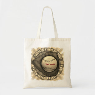 Tote Bag Jouer plutôt au baseball