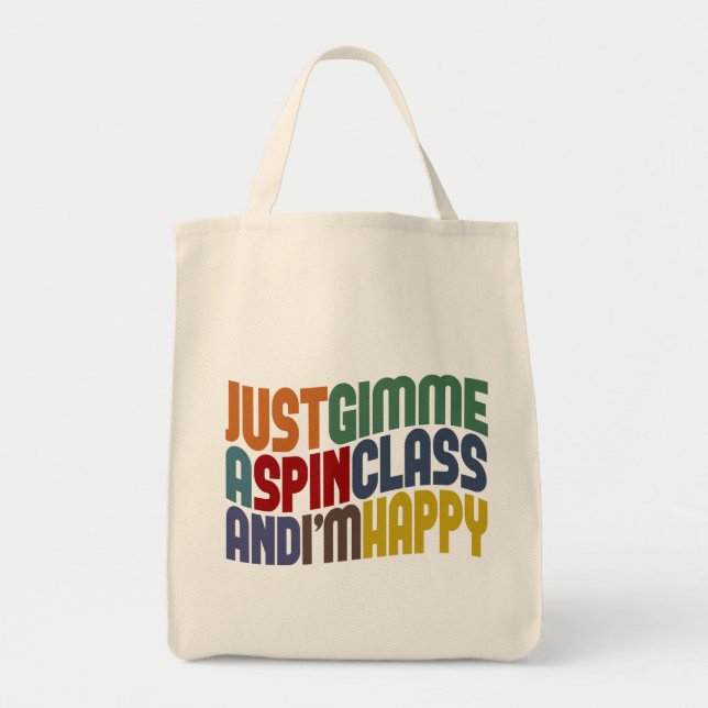 Tote Bag Jouer Une Classe Spin (Devant)