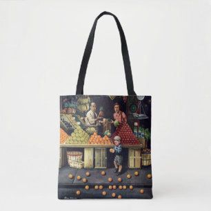 Tote Bag Jouet et oranges
