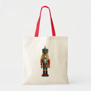 Tote Bag Jouet noir de Noël coloré