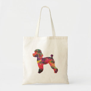 Tote Bag Jouet Poodle Chien Geo Silhouette Multi