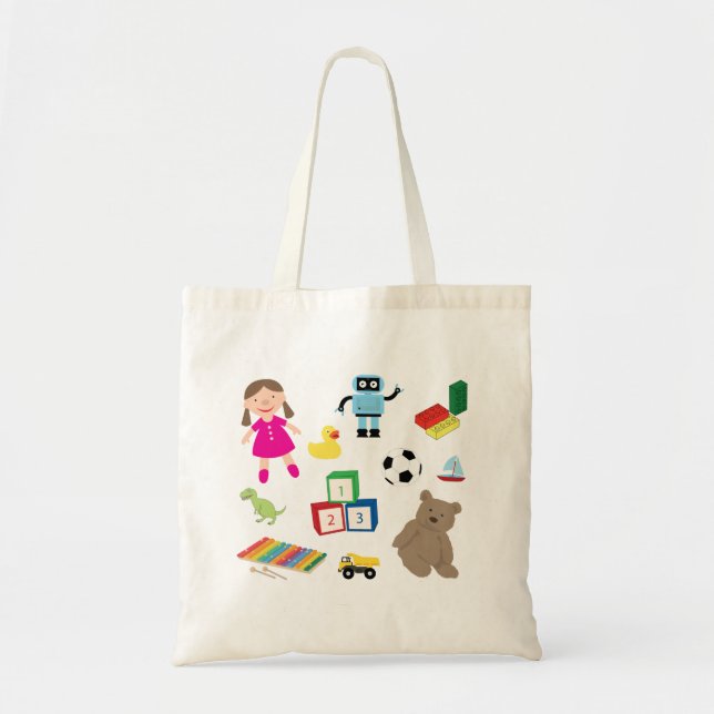 Tote Bag Jouets pour enfants Motif (Devant)
