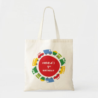 Tote Bag Jouets pour garçons Transport amusant et coloré po