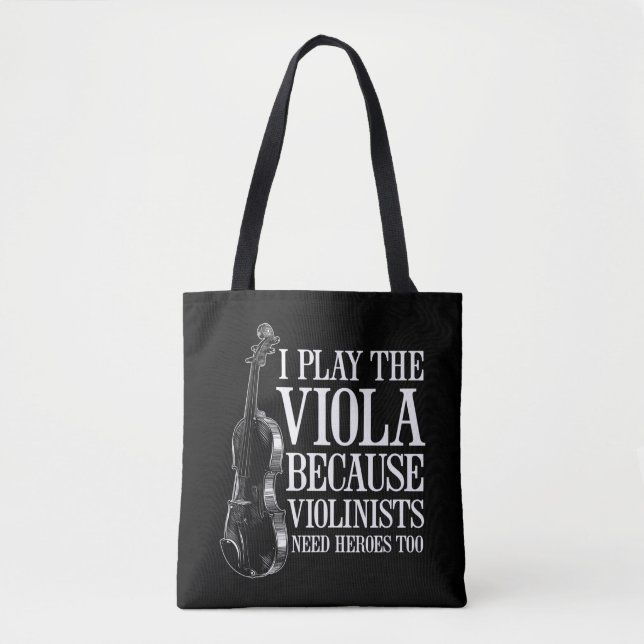 Tote Bag Joueur amusant de Viola parce que les violonistes  (Devant)