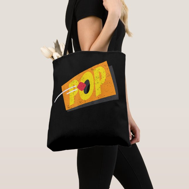 Tote Bag Joueur de Cornhole Pop Cornhole  (De près)