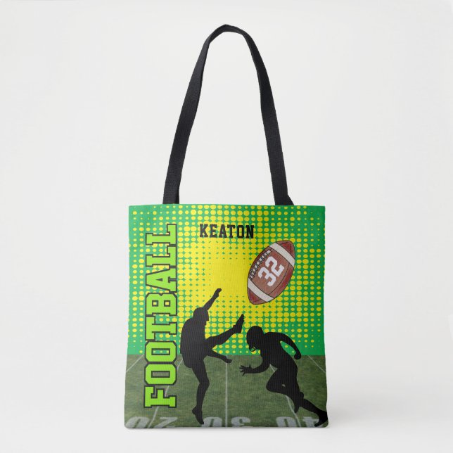 Tote Bag Joueur de football (Devant)