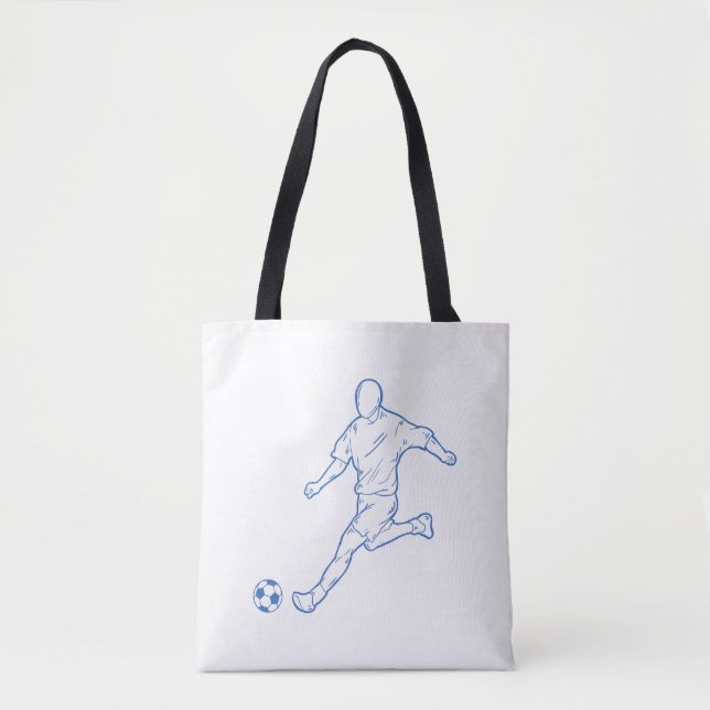 Tote Bag joueur de football (Devant)