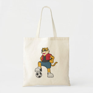Tote Bag Joueur de football de Tiger