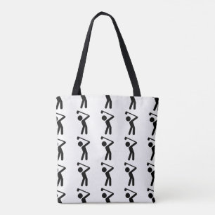 Tote Bag Joueur de golf