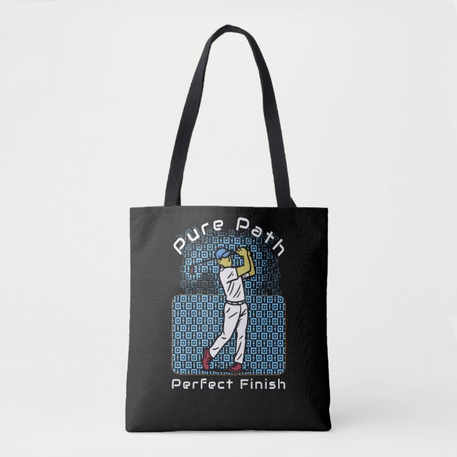 Tote Bag joueur de golf (Devant)