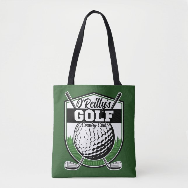 Tote Bag Joueur de golf Pro Golf Country Club (Devant)