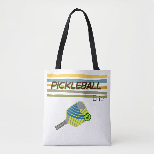 Tote Bag Joueur de Pickleball Elite (Devant)