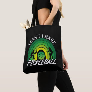 Tote Bag Joueur de Pickleball Je peux avoir Pickleball Rain