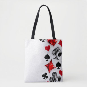 Tote Bag Joueur de poker Joueur de cartes de jouer costumes