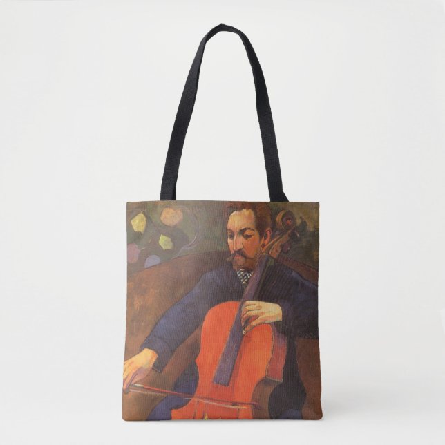 Tote Bag Joueur Schneklud Portrait par Paul Gauguin (Devant)