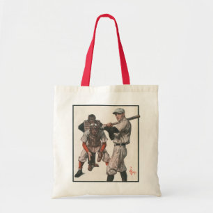 Tote Bag Joueurs De Baseball vintages