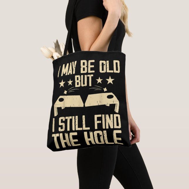 Tote Bag Joueurs de pelouse Cornhole Dummy Boards (De près)