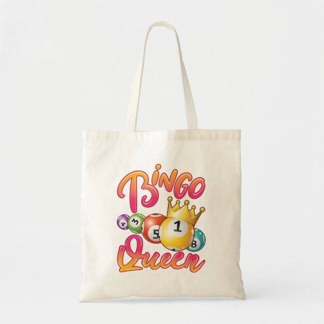 Tote Bag Joueuse de Bingo Queen Women (Devant)