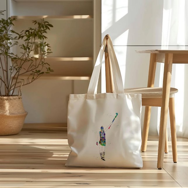 Tote Bag Joueuse de hockey sur gazon (Créateur téléchargé)