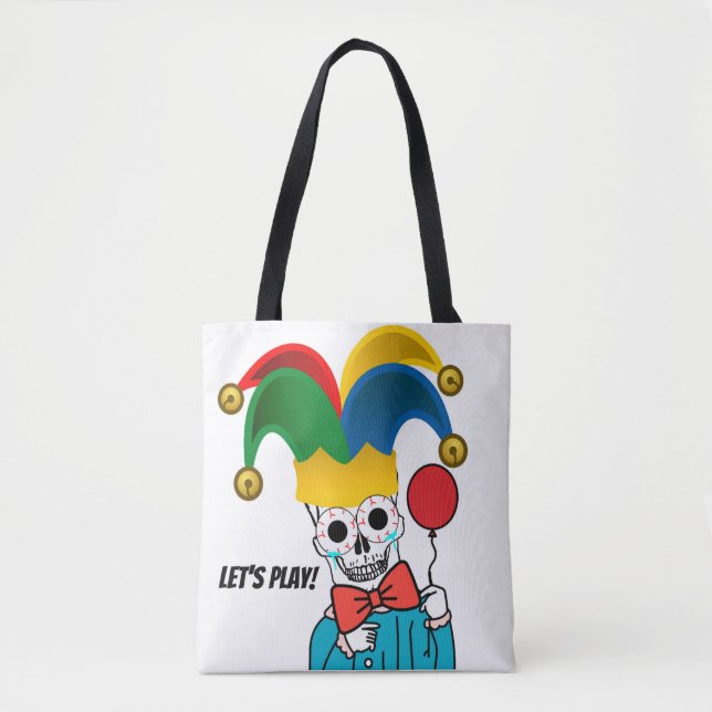 Tote Bag Jouons , mème de clown (Devant)
