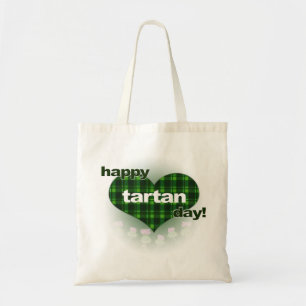 Tote Bag Jour "coeur et chardons " de tartan