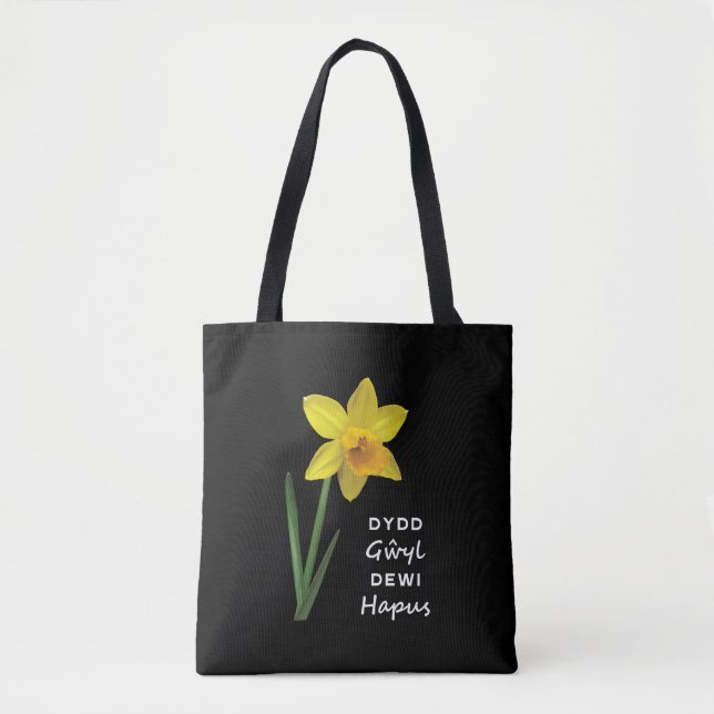 Tote Bag Jour de fête de David heureux Happy St David's Day (Devant)