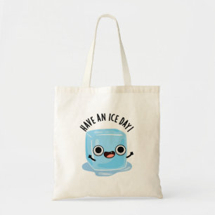 Tote Bag Jour De Glace Drôle Ice Cube Pun