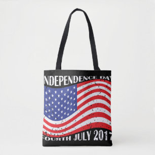 Tote Bag Jour de la Déclaration d'Indépendance et quatri