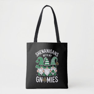 Tote Bag Jour de la Saint Patrick Lucky Shamrock Leopard Gn