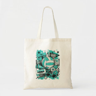 Tote Bag Jour de match de volley-ball Fille Maman de volley