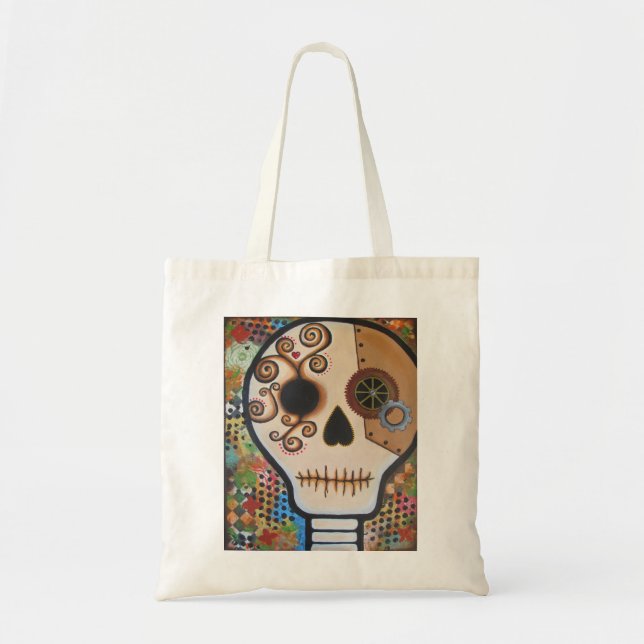 Tote Bag Jour de "Samuel" du crâne mort (Devant)