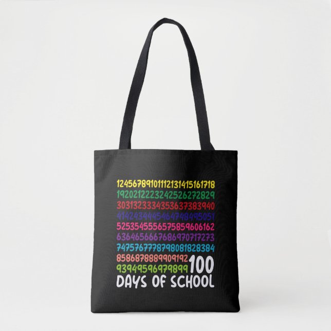 Tote Bag Jour des 100 nombres de mathématiques à l'école po (Devant)