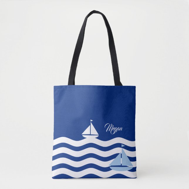 Tote Bag Jour des bateaux à voile (Devant)