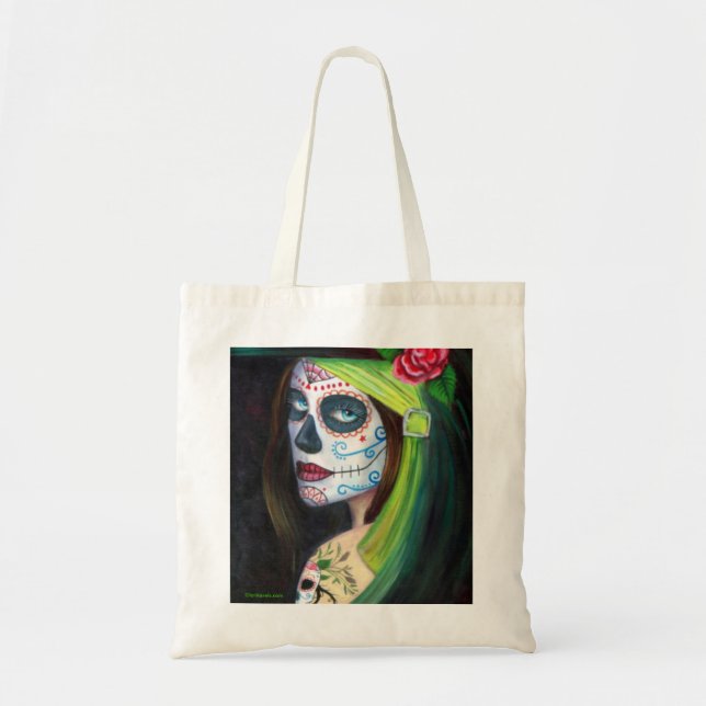 Tote Bag Jour des morts par Lori Karels (Devant)
