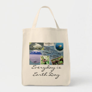 Tote Bag Jour des terres Épicerie bio Sac-Chaque jour est T