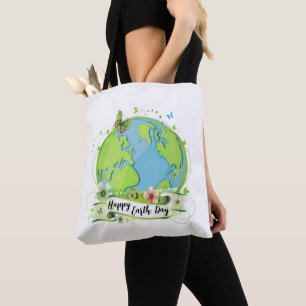 Tote Bag Jour des terres heureux 2024
