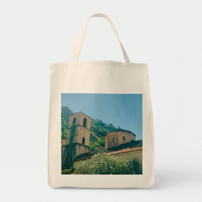 Tote Bag Jour d'été à Kotor - Monténégro (Devant)
