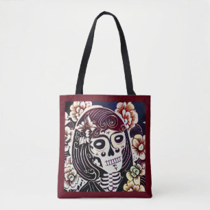 Tote Bag Jour du crâne de sucre mort 2
