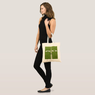Tote Bag Jour du match de football de terrain vert de 50 Ya
