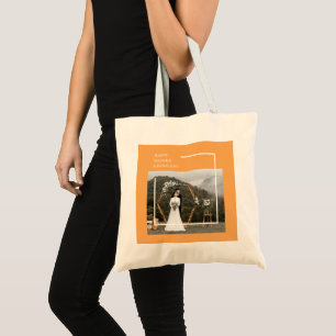 Tote Bag Jour Elegant Photo Famille & Bon thanksgiving
