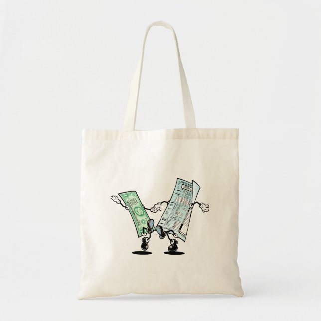Tote Bag jour fiscal heureux (Devant)